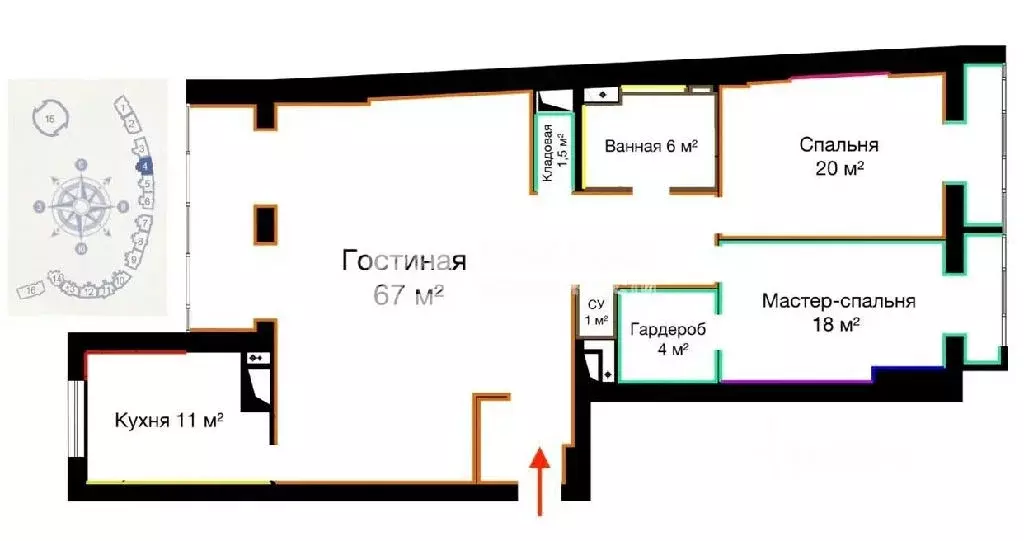 Продается 3-комнатная квартира - Фото 1