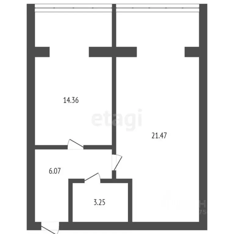 1-к кв. Карачаево-Черкесия, Черкесск Октябрьская ул., 9Н (50.0 м) - Фото 1