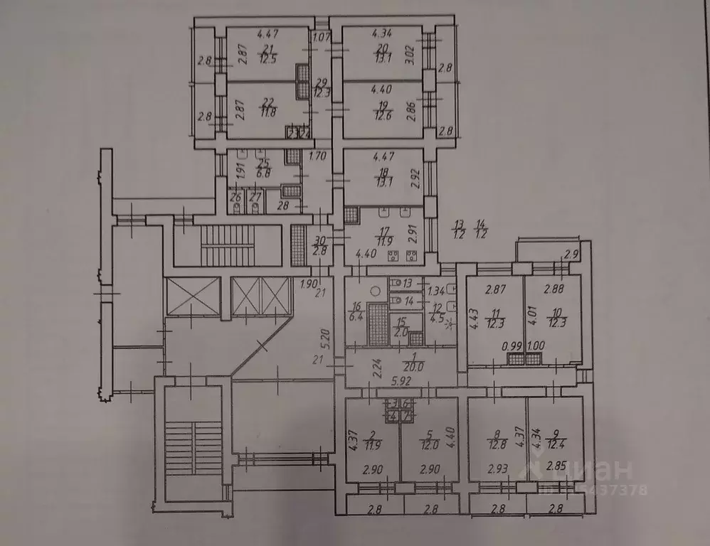 Комната Санкт-Петербург ул. Коллонтай, 7/2 (12.0 м) - Фото 1