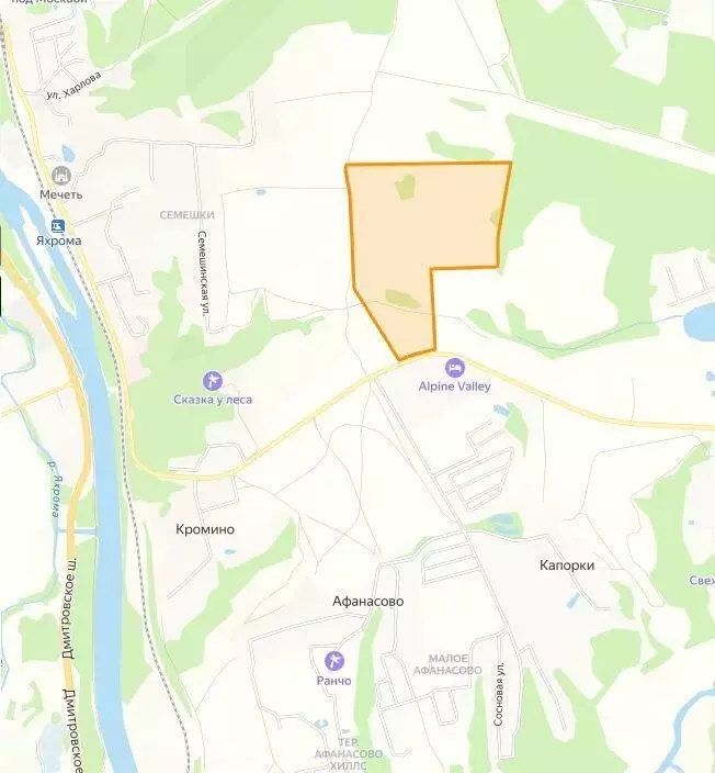 Участок в Московская область, Яхрома Дмитровский муниципальный округ, ... - Фото 2