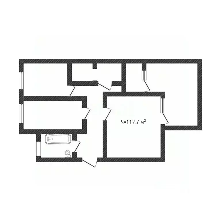 3-к кв. Алтайский край, Бийск Коммунарский пер., 29 (112.7 м) - Фото 2