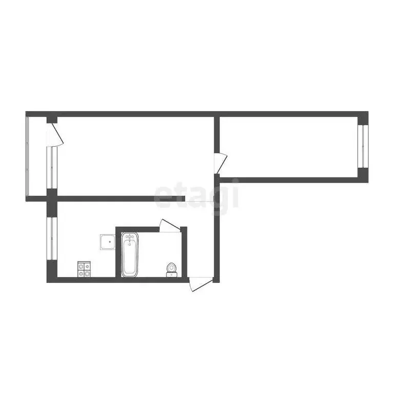 2-комнатная квартира: Петропавловск-Камчатский, улица Пономарёва, 17 ... - Фото 1