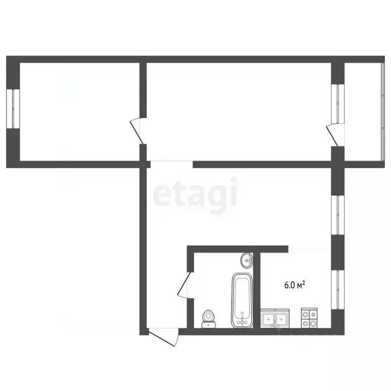 3-к кв. Саратовская область, Балашов Привокзальная ул., 13 (57.1 м) - Фото 1