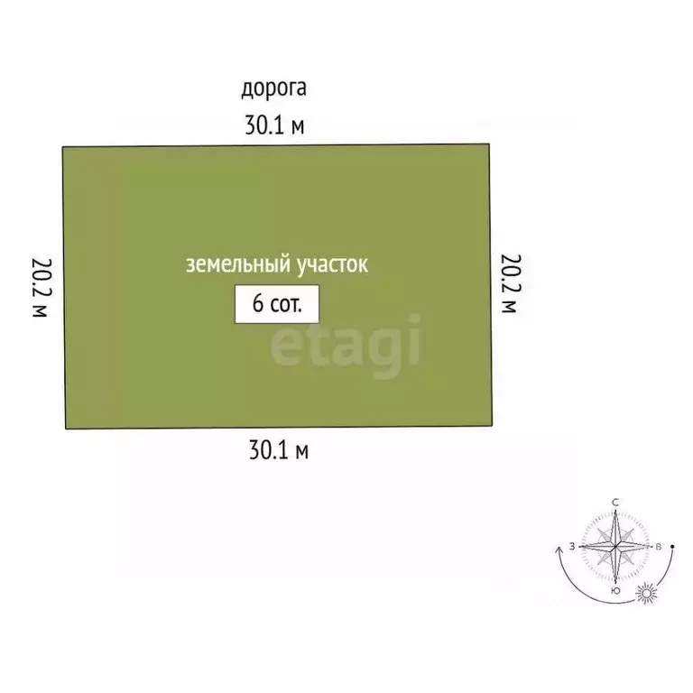 Участок в Крым, Симферопольский район, Николаевка пгт  (6.0 сот.) - Фото 2
