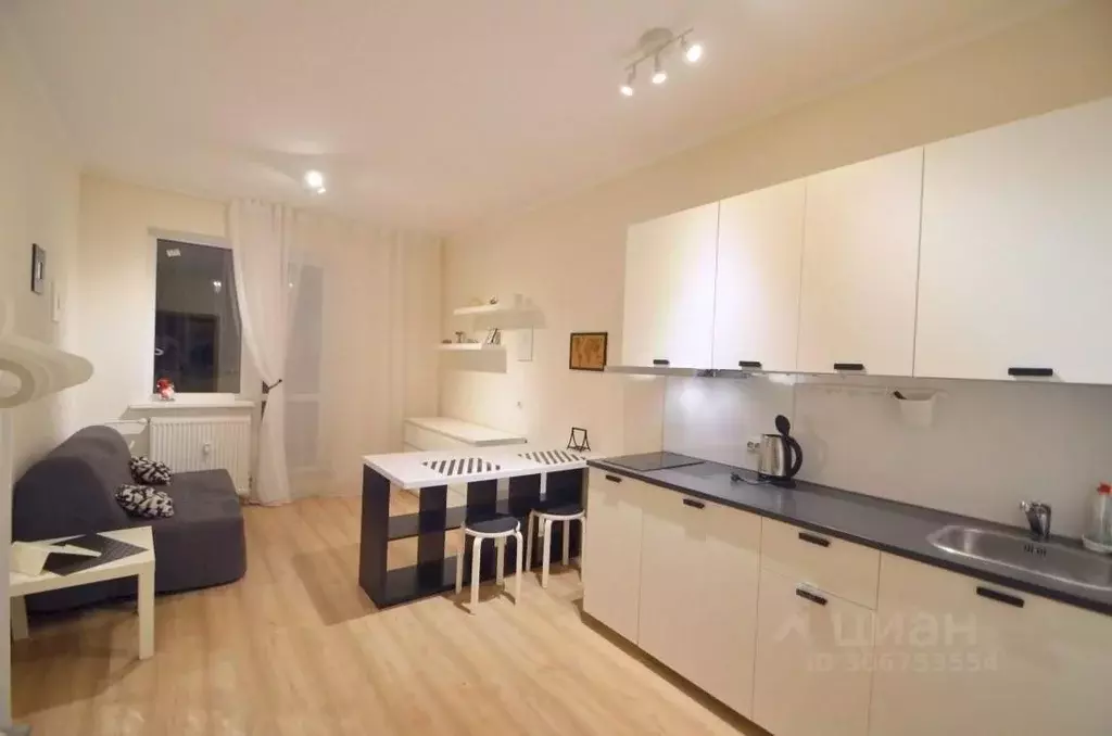 Студия Ленинградская область, Мурино Всеволожский район, просп. ... - Фото 1