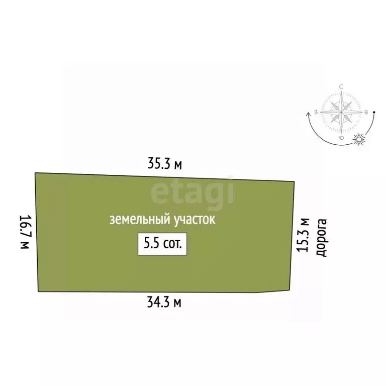 Участок в Крым, Симферопольский район, Добровское с/пос, Родничок СТ  ... - Фото 2