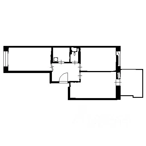 2-к кв. Санкт-Петербург Пулковское ш., 42к6 (59.0 м) - Фото 1