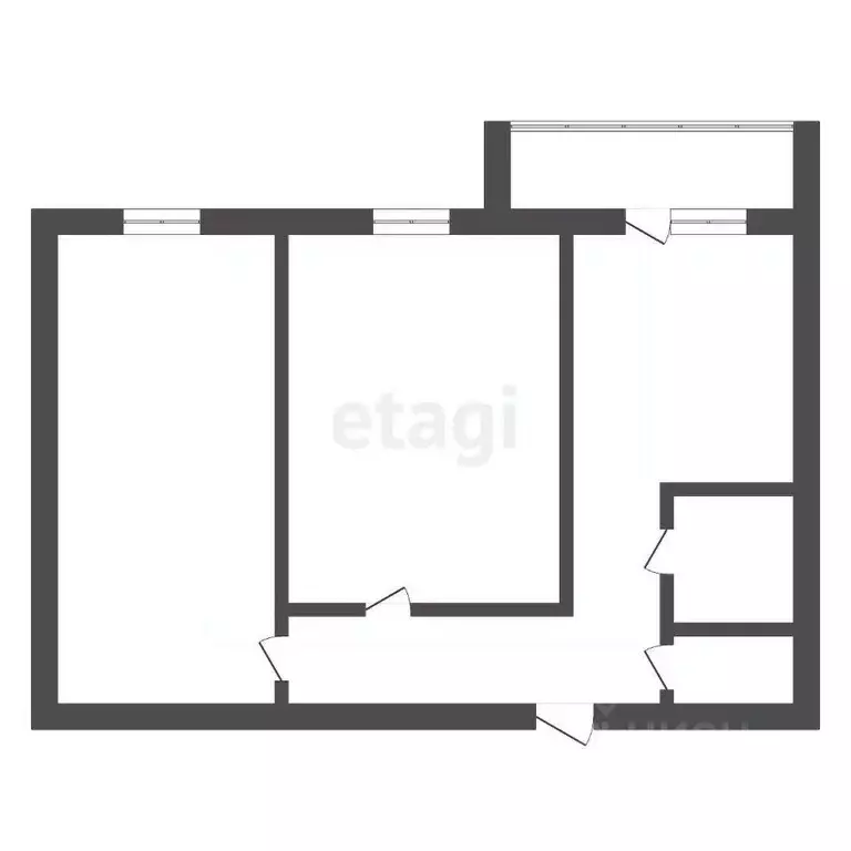 2-к кв. Амурская область, Благовещенск ул. Калинина, 148 (53.6 м) - Фото 1