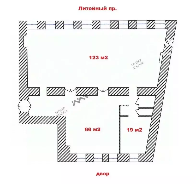 Помещение свободного назначения в Санкт-Петербург Литейный просп., 59 ... - Фото 2