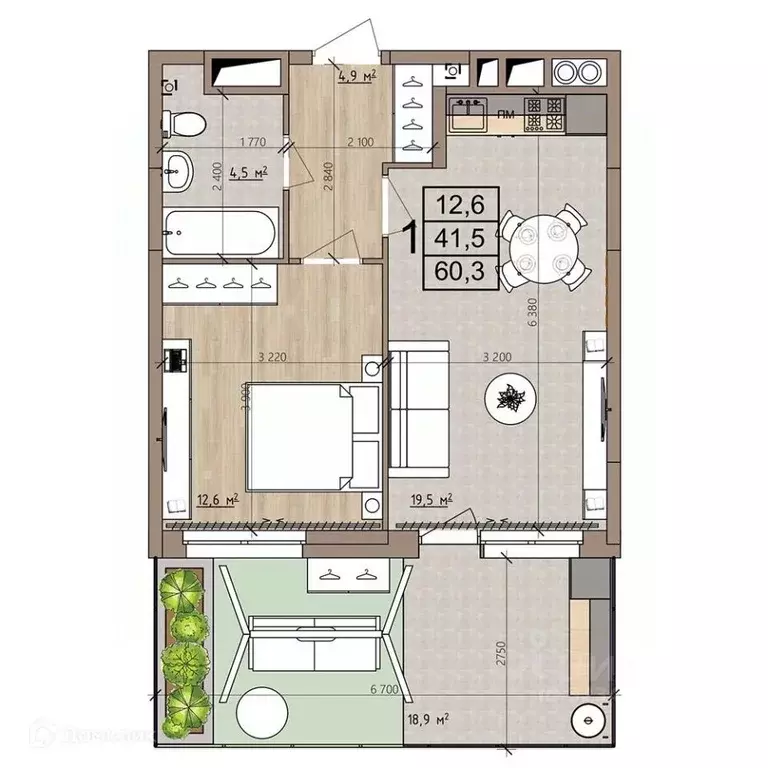 1-к кв. Рязанская область, Рязань пос. Шпалозавода, Окская Стрелка ... - Фото 2