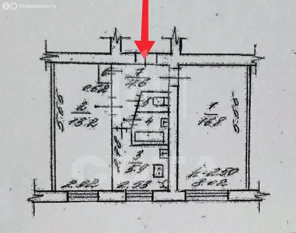 2-комнатная квартира: Воронеж, улица Свободы, 55 (44 м) - Фото 1