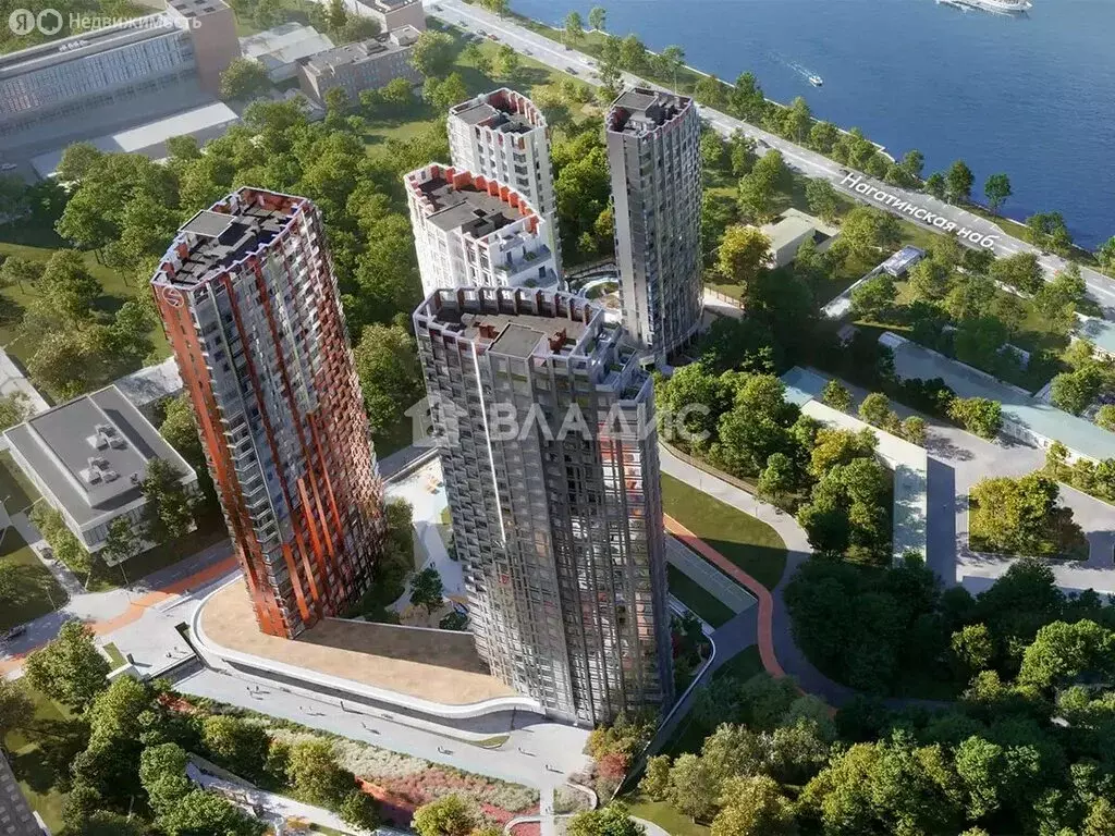 3-комнатная квартира: Москва, Нагатинская набережная, 4Бк1 (70.3 м) - Фото 1
