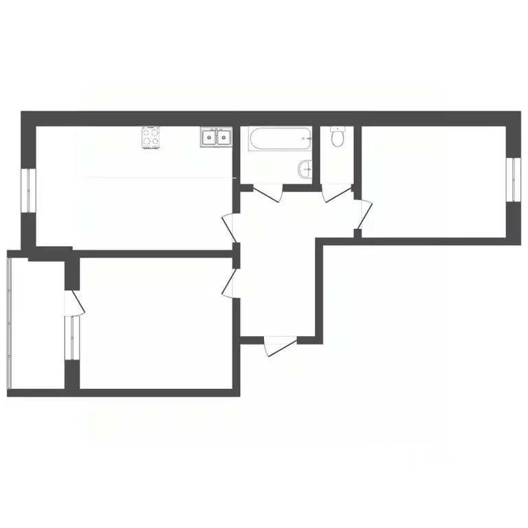 1-к кв. Тюменская область, Тюмень Метелева мкр, ул. Метелевская, 2 ... - Фото 1