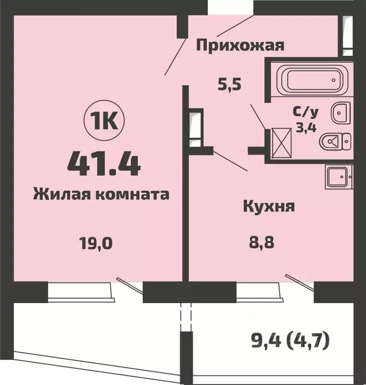1-к кв. Новосибирская область, Новосибирский район, Станционный ... - Фото 0