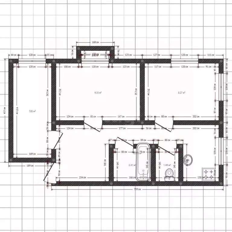 3-к кв. Иркутская область, Ангарск 58-й кв-л, 26 (75.6 м) - Фото 2