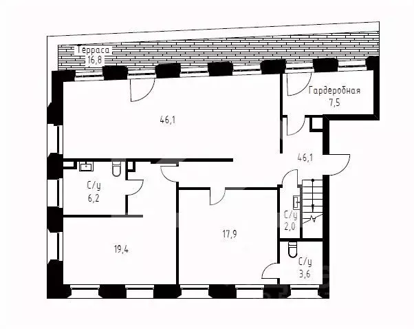 Помещение свободного назначения в Москва Пятницкая ул., 40С1 (121 м) - Фото 2