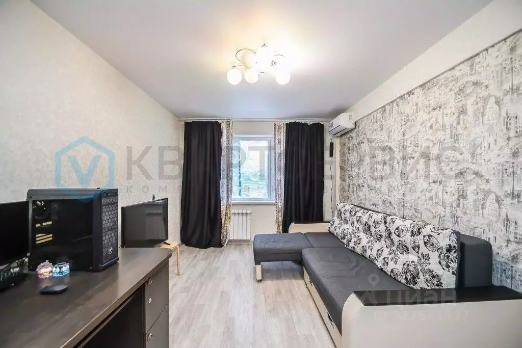 1-к кв. Омская область, Омск ул. 50 лет ВЛКСМ, 1 (31.3 м) - Фото 2