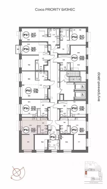 1-к кв. Иркутская область, Иркутск Макс жилой комплекс (31.22 м) - Фото 2