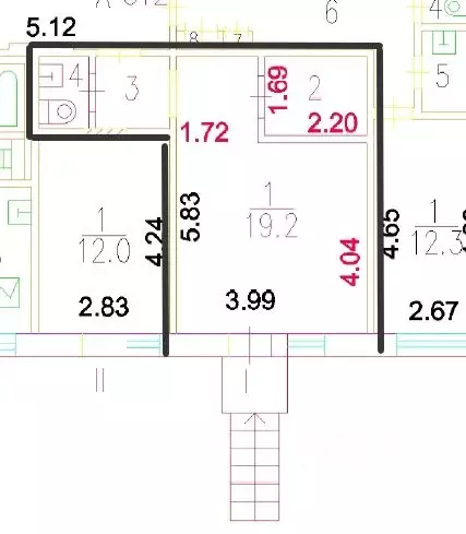Помещение свободного назначения в Москва Строгинский бул., 26К3 (27 м) - Фото 2
