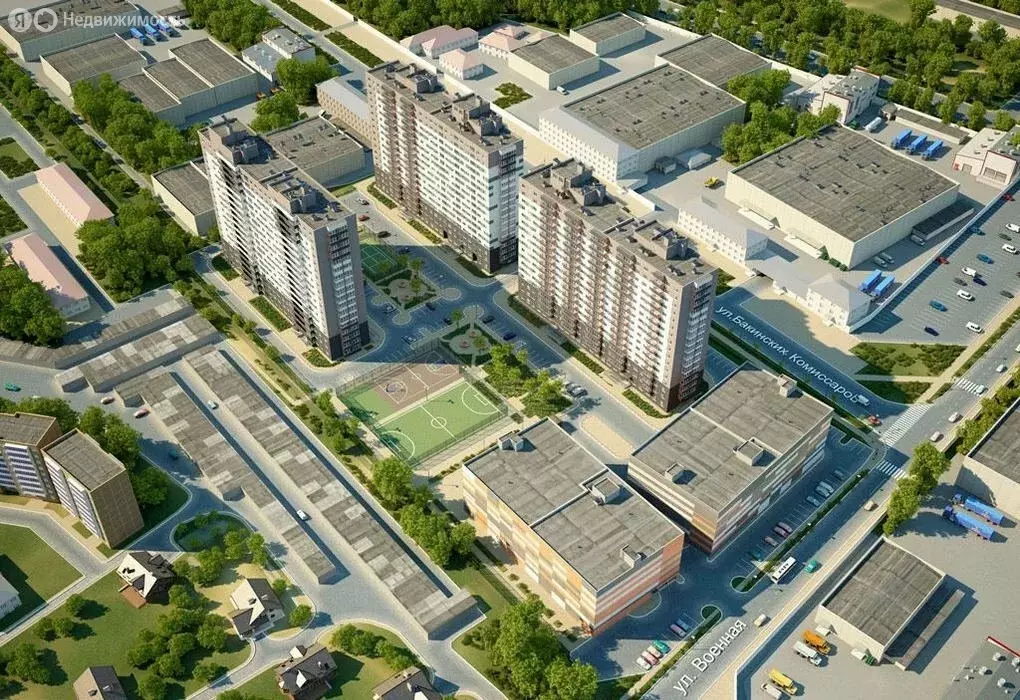 1-комнатная квартира: Тюмень, улица Бакинских Комиссаров, 3 (32.9 м) - Фото 1