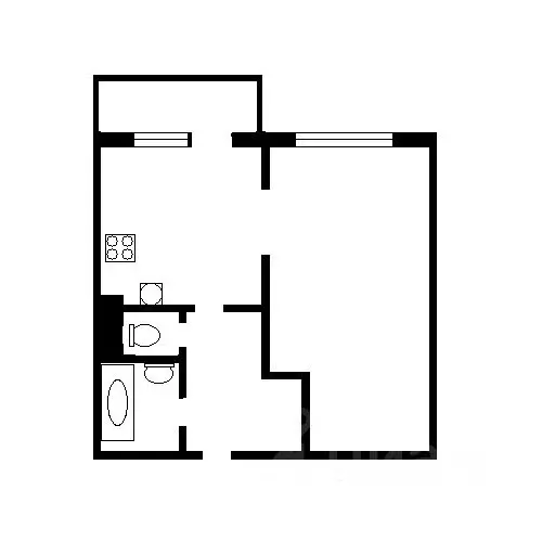 1-к кв. Санкт-Петербург просп. Пятилеток, 17К2 (34.0 м) - Фото 2