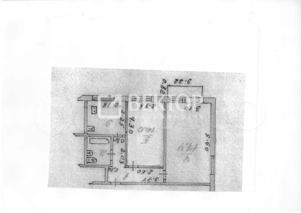 2-к. квартира, 45 м, 5/5 эт. - Фото 0