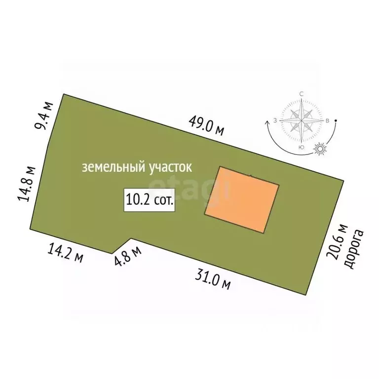 Дом в Ярославская область, Рыбинск Никольская ул., 43 (127 м) - Фото 2