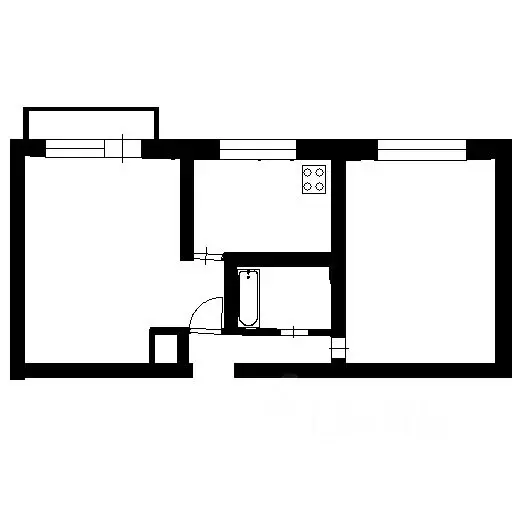 2-к кв. Новосибирская область, Новосибирск ул. Динамовцев, 8 (44.9 м) - Фото 2