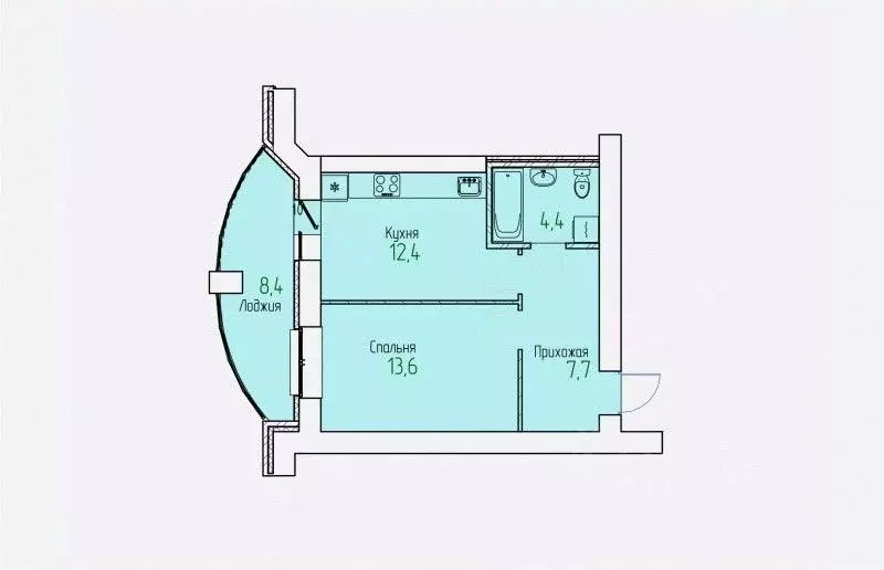 1-к кв. Кировская область, Киров Завода ОЦМ мкр,  (42.3 м) - Фото 0