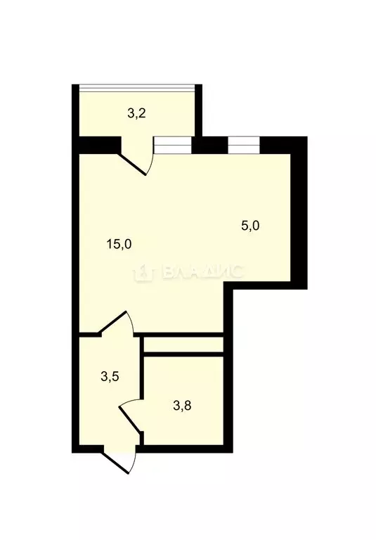 Квартира-студия: Краснодар, Дубравная улица, 1 (27 м) - Фото 0