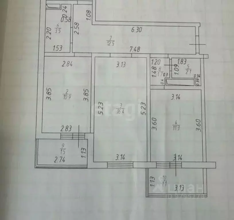 2-к кв. Татарстан, Казань ул. Натана Рахлина, 15к2 (47.6 м) - Фото 1
