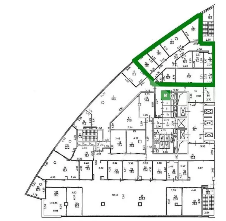 Офис в Москва 2-й Сыромятнический пер., 1 (205 м) - Фото 2