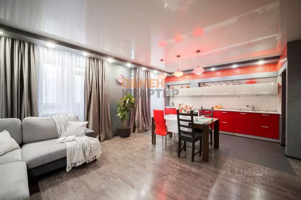 3-к кв. Свердловская область, Екатеринбург ул. Краснолесья, 24 (102.5 ... - Фото 2