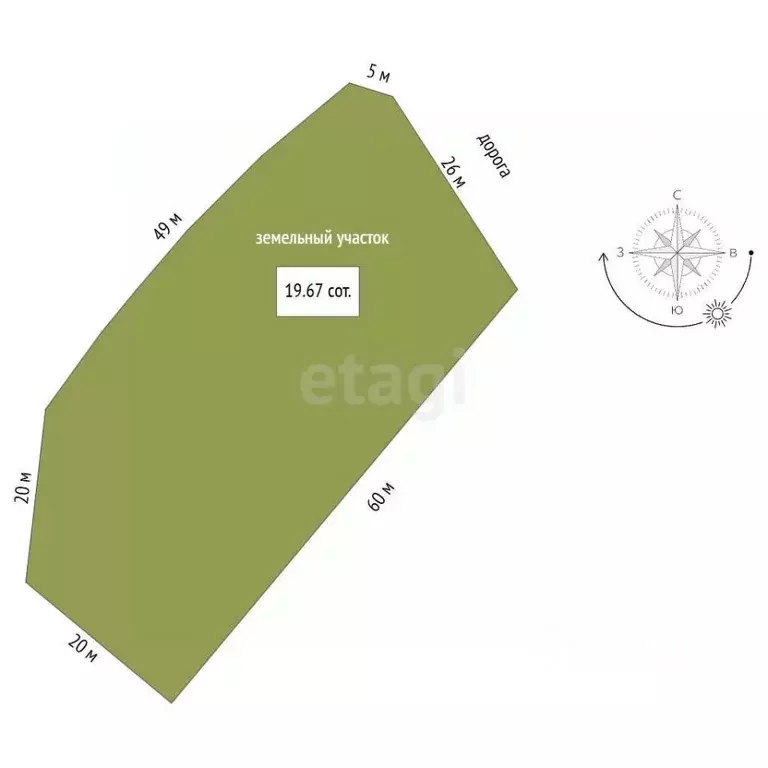 Участок в Саха (Якутия), Мегино-Кангаласский улус, Нерюктяйинский ... - Фото 1