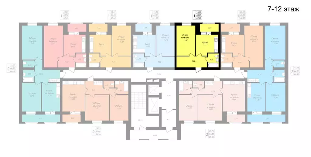 Помещение свободного назначения (40.49 м) - Фото 1