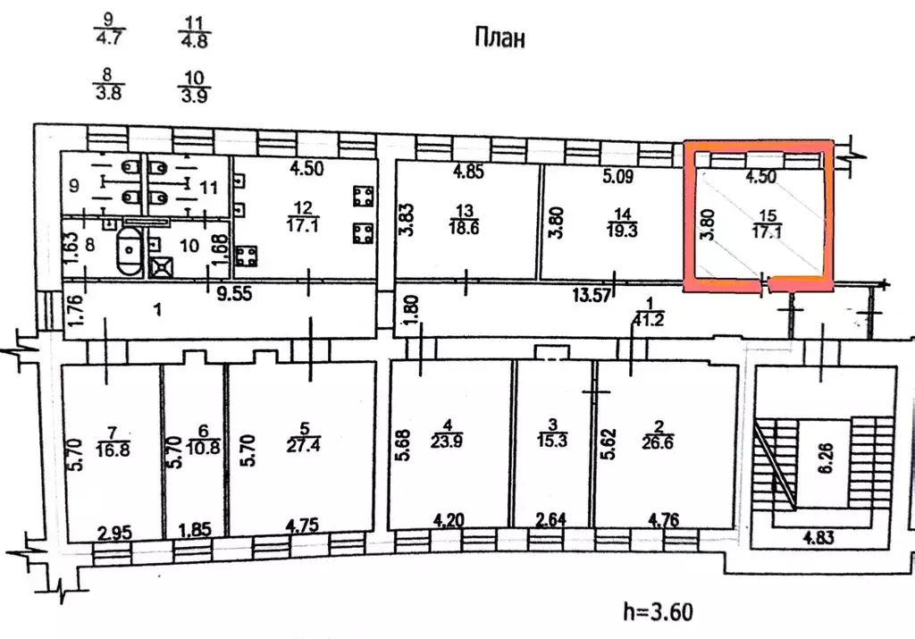 Комната Санкт-Петербург Левашовский просп., 3 (17.1 м) - Фото 1