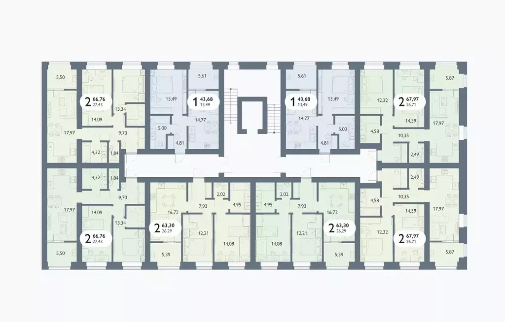 2-к кв. Брянская область, Брянский район, пос. Мичуринский, ... - Фото 2