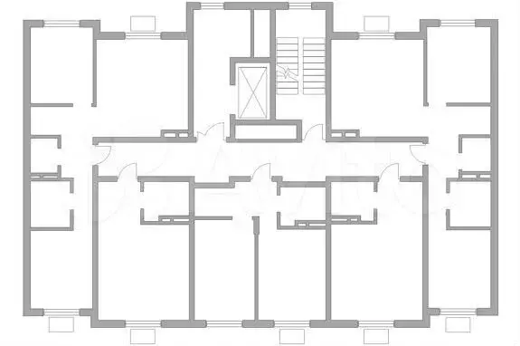 Квартира-студия, 27,1м, 6/6эт. - Фото 1