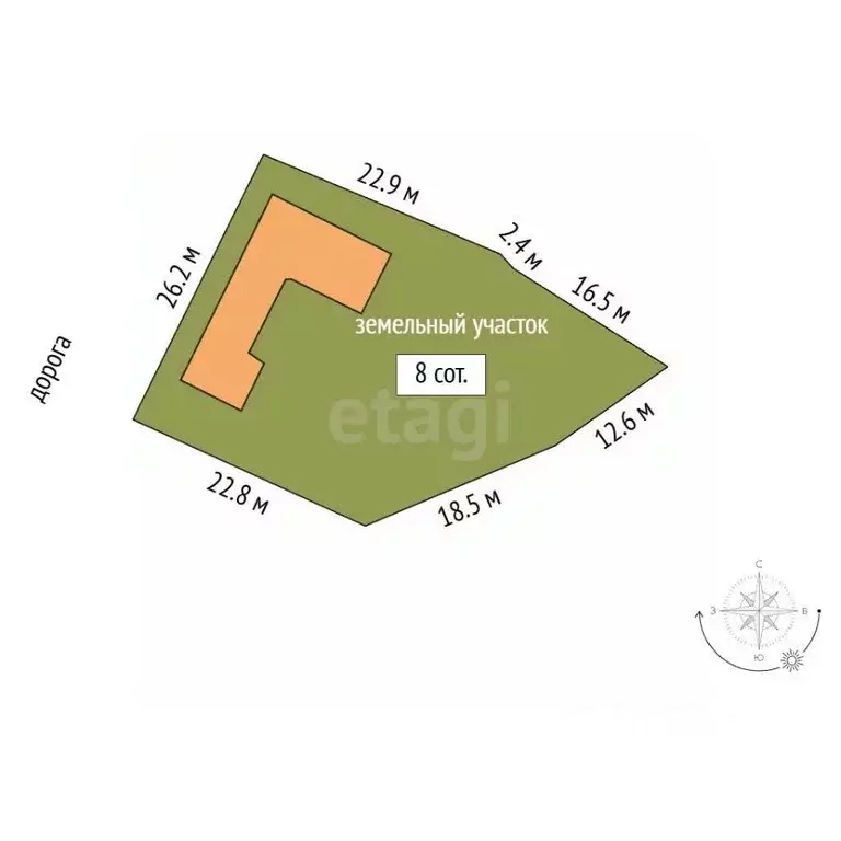 Дом в Марий Эл, Звениговский район, Кокшамарское с/пос, Спутник СНТ 10 ... - Фото 1