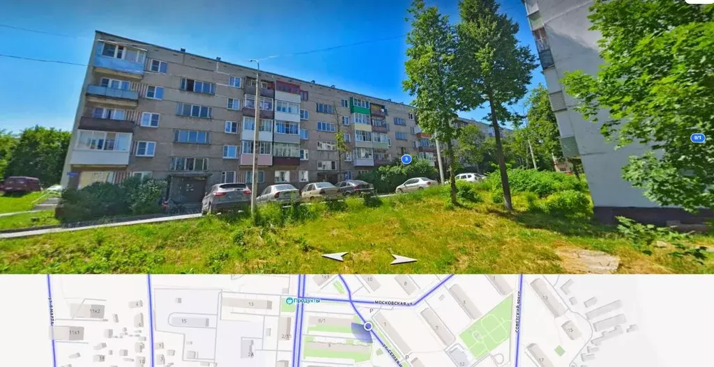 Свободной планировки кв. Московская область, Кашира Садовая ул., 3 ... - Фото 2