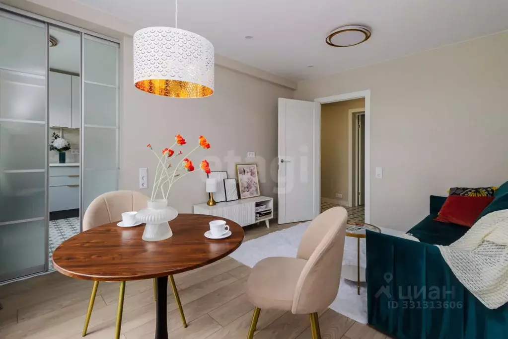 2-к кв. Санкт-Петербург ул. Руднева, 21К1 (48.2 м) - Фото 1
