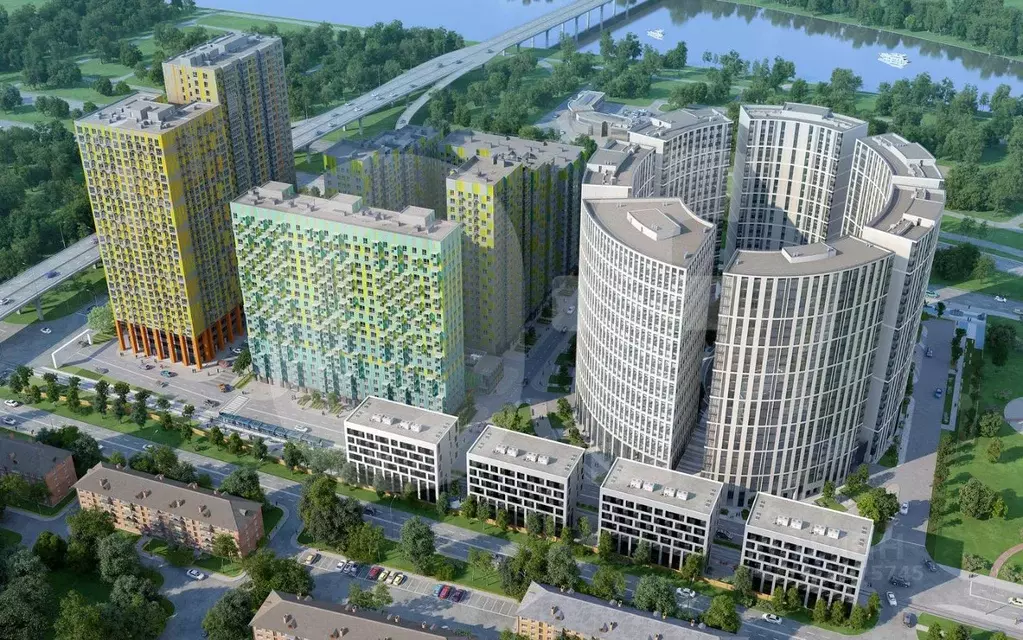 Офис в Москва Береговой проезд, 5к1 (1100 м) - Фото 2