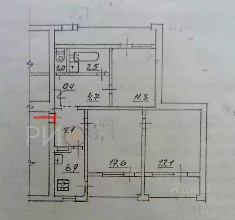 3-к кв. Севастополь ул. Генерала Мельника, 1 (69.9 м) - Фото 1