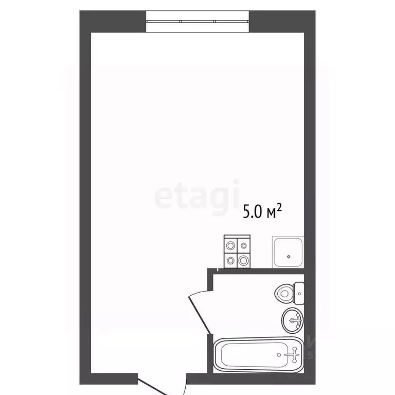 Студия Ямало-Ненецкий АО, Новый Уренгой Лимбяяха мкр, Надежда мкр, 17 ... - Фото 1