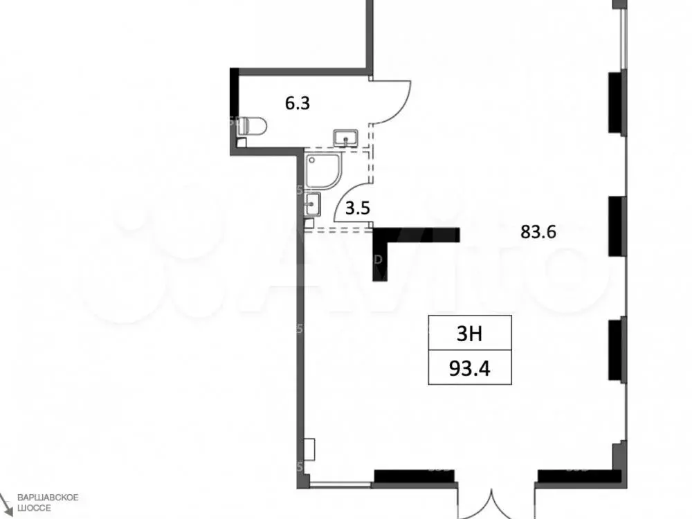 Продам офисное помещение, 97.9 м - Фото 1