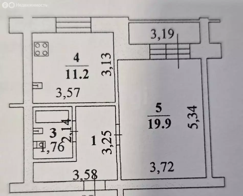1-комнатная квартира: Липецк, улица Н.Г. Славянова, 3 (42.2 м) - Фото 1