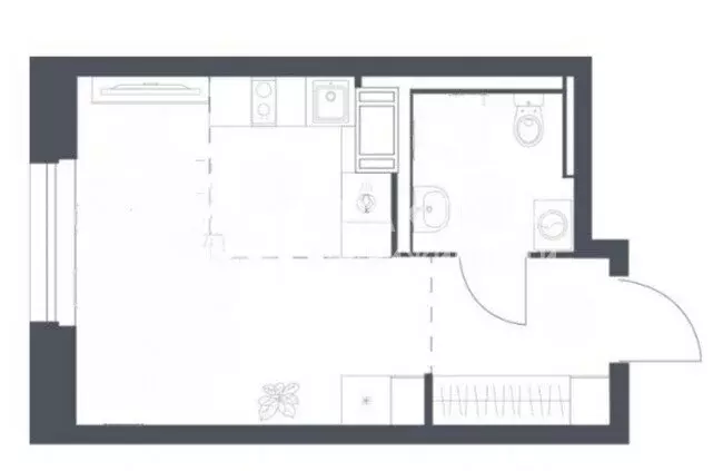 Квартира-студия: Мытищи, Тенистый бульвар, 9 (22.2 м) - Фото 0