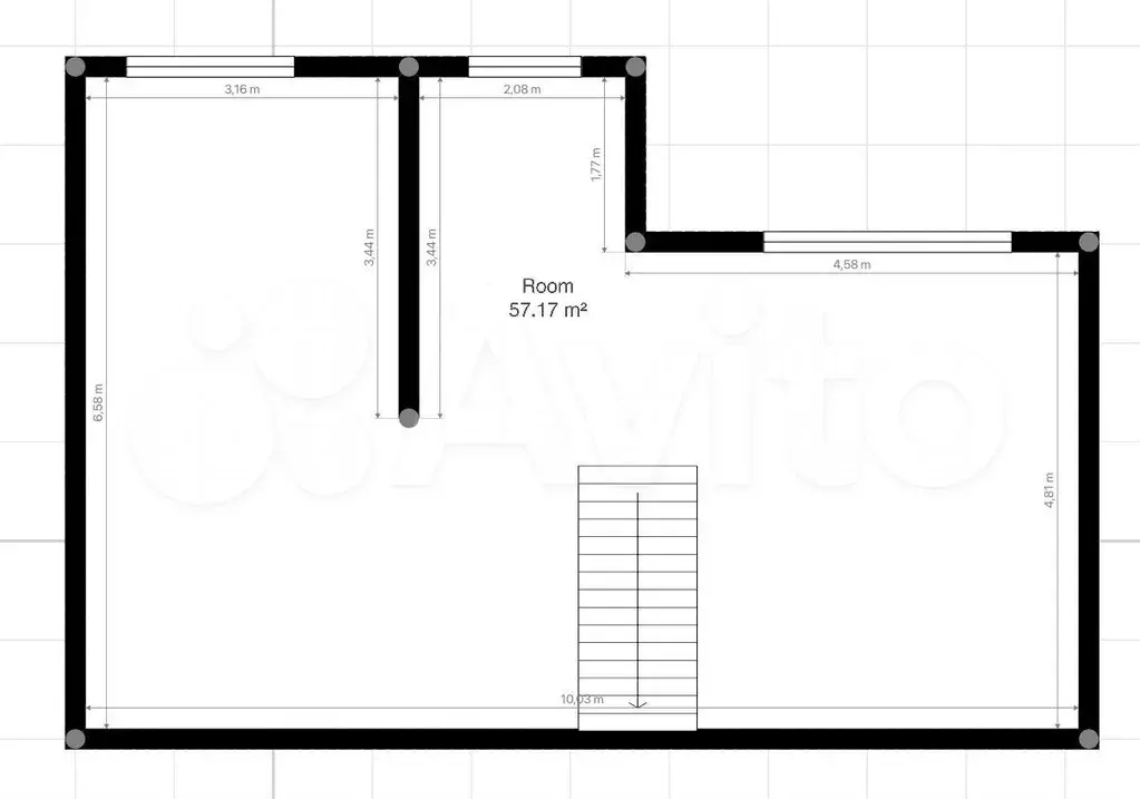 4-к. квартира, 122 м, 5/6 эт. - Фото 1