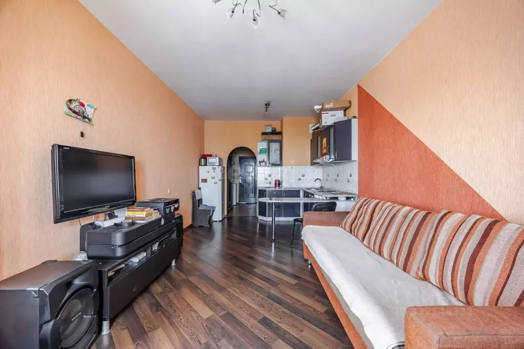 Студия Санкт-Петербург ул. Крыленко, 43К2 (28.7 м) - Фото 2