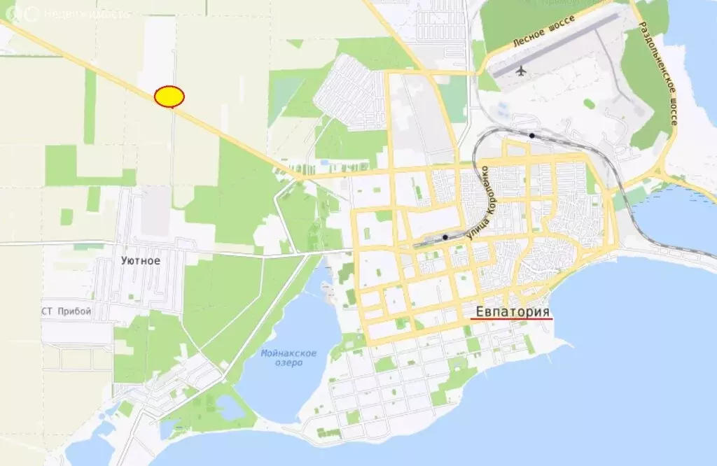 Участок в Сакский район, Уютненское сельское поселение (4.7 м) - Фото 1